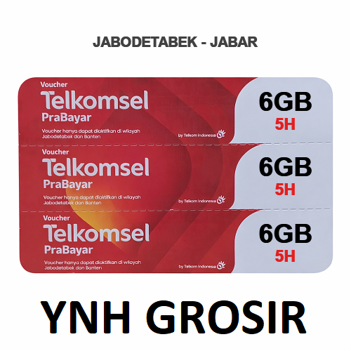 VOUCHER TELKOMSEL 6GB 5HR JABODETABEK - JABAR