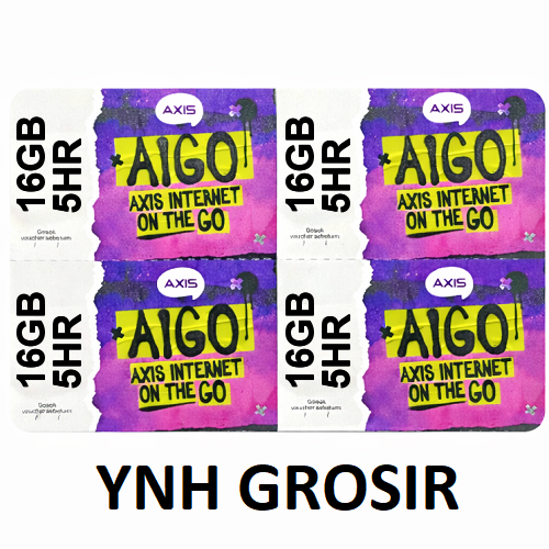 Voucher Axis 16GB + LOKAL 5HR
