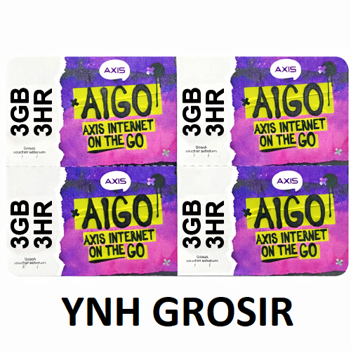 Voucher Axis 3GB + LOKAL 3HR