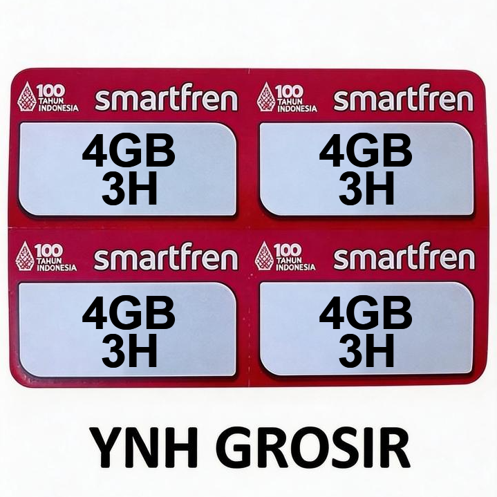 Voucher smart 4GB 3HR